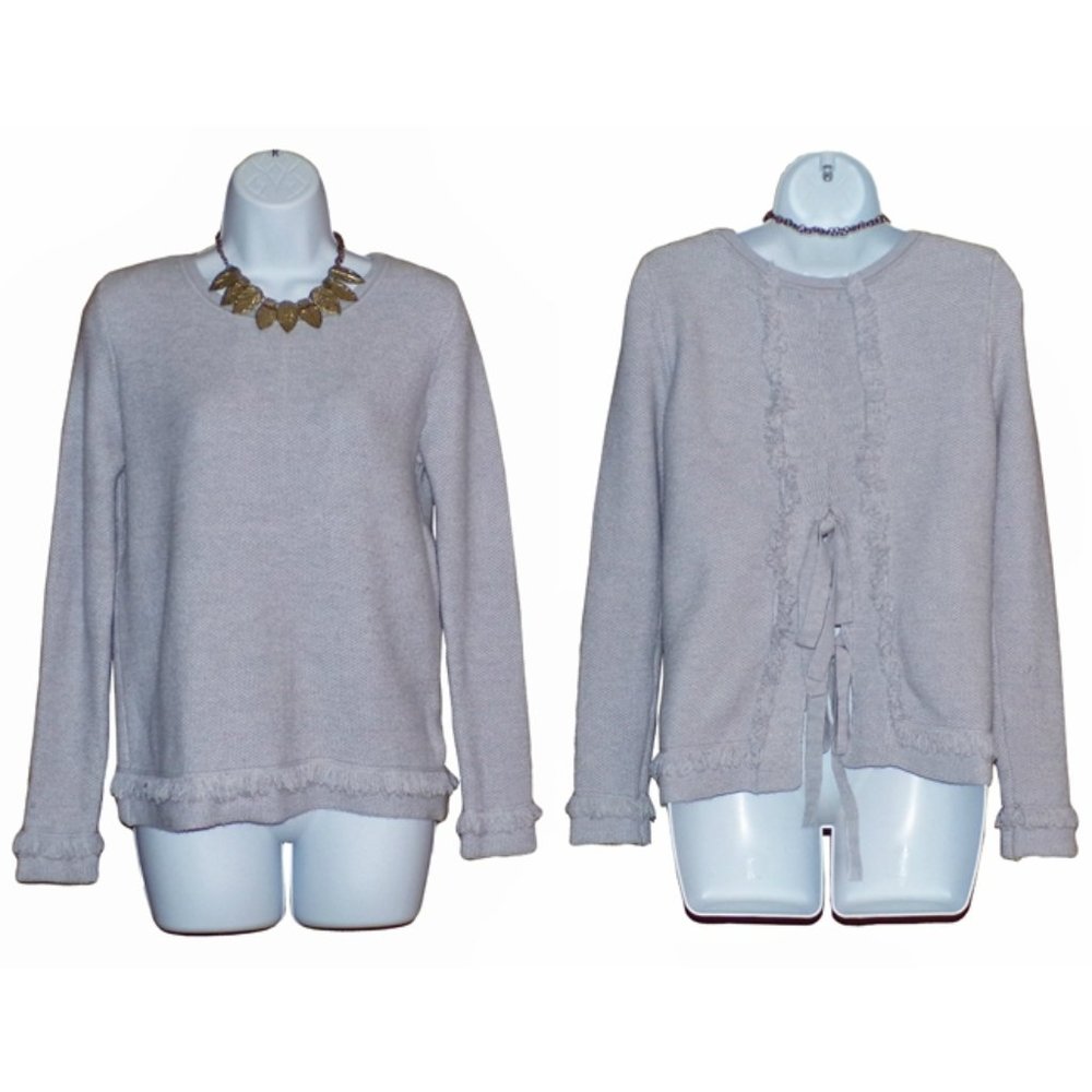 Olivia Warren Tie Back Sweater